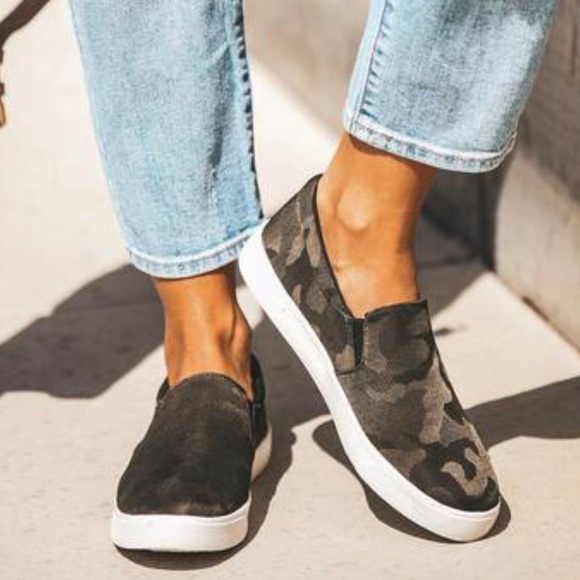 Shoes - Camo Slip On Sneaker